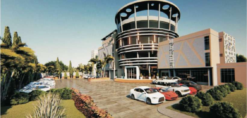 Proposed Hotel Development (Diagrid Bowl) - View 3